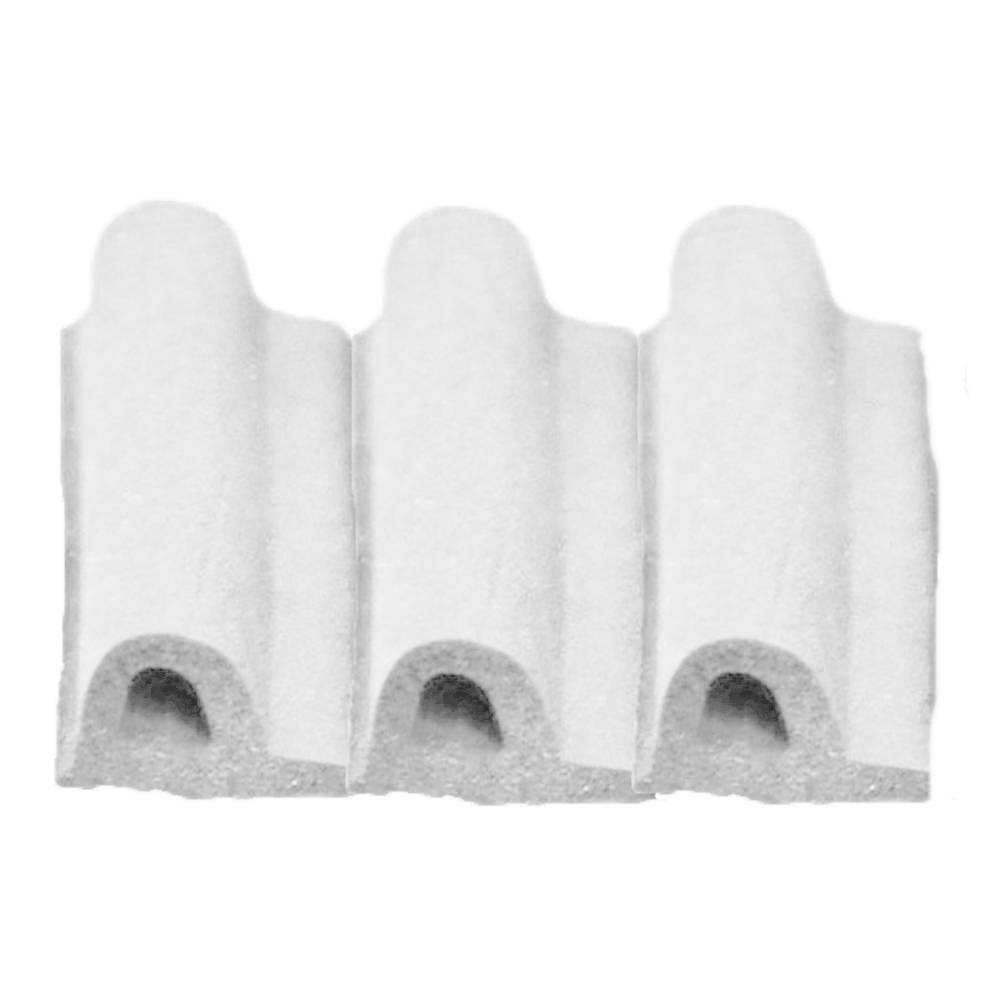 Ущільнювач самоклеючий P, білий, 5,5х9мм, 100м Technics | 10-777