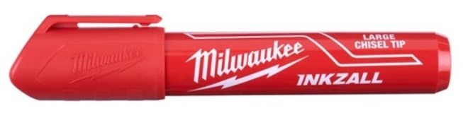 MILWAUKEE Маркер для будмайданчика InkZAll , великий (L), червоний (48223256) | 4932471556