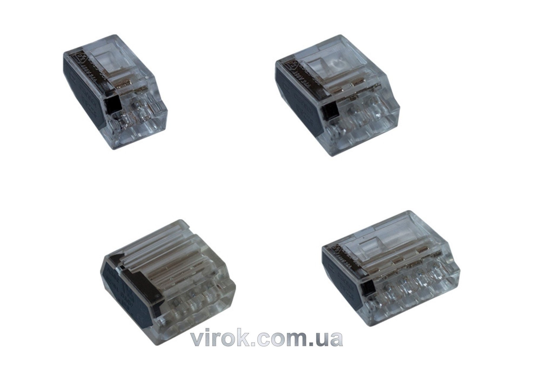 З'єднувальні затискачі (клемні), 2,5 мм 2х5 - 10 шт.