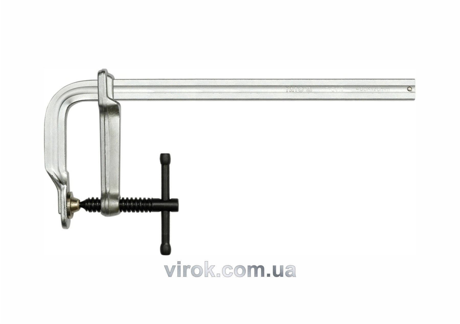 YATO Струбцина кована хромована YATO, l=400х120 мм  | YT-6413