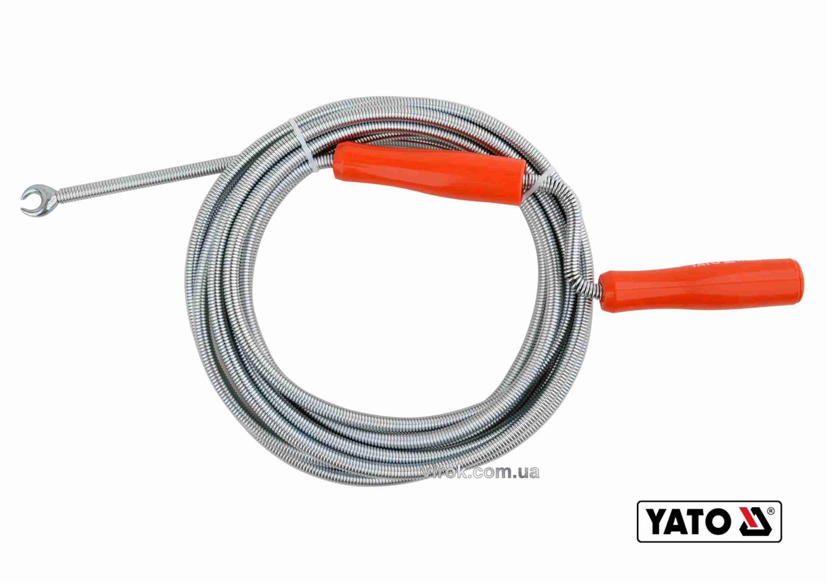 YATO Трос для очищення каналізаційних труб YATO : Ø= 9 мм, l= 5 м  | YT-25004