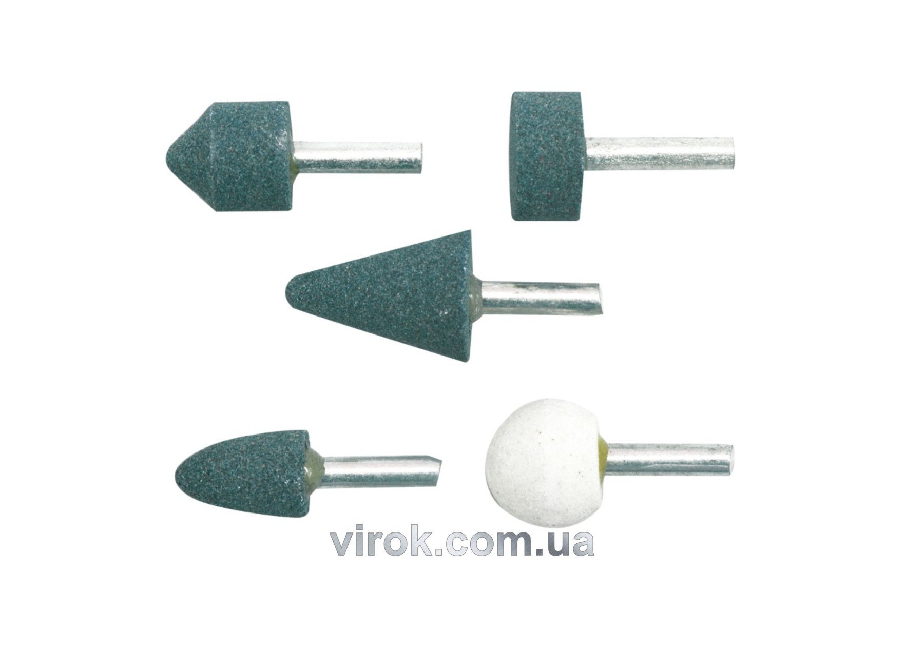 VOREL Камені шліфувальні (набір) Ø-6мм, 5шт.  | 25400