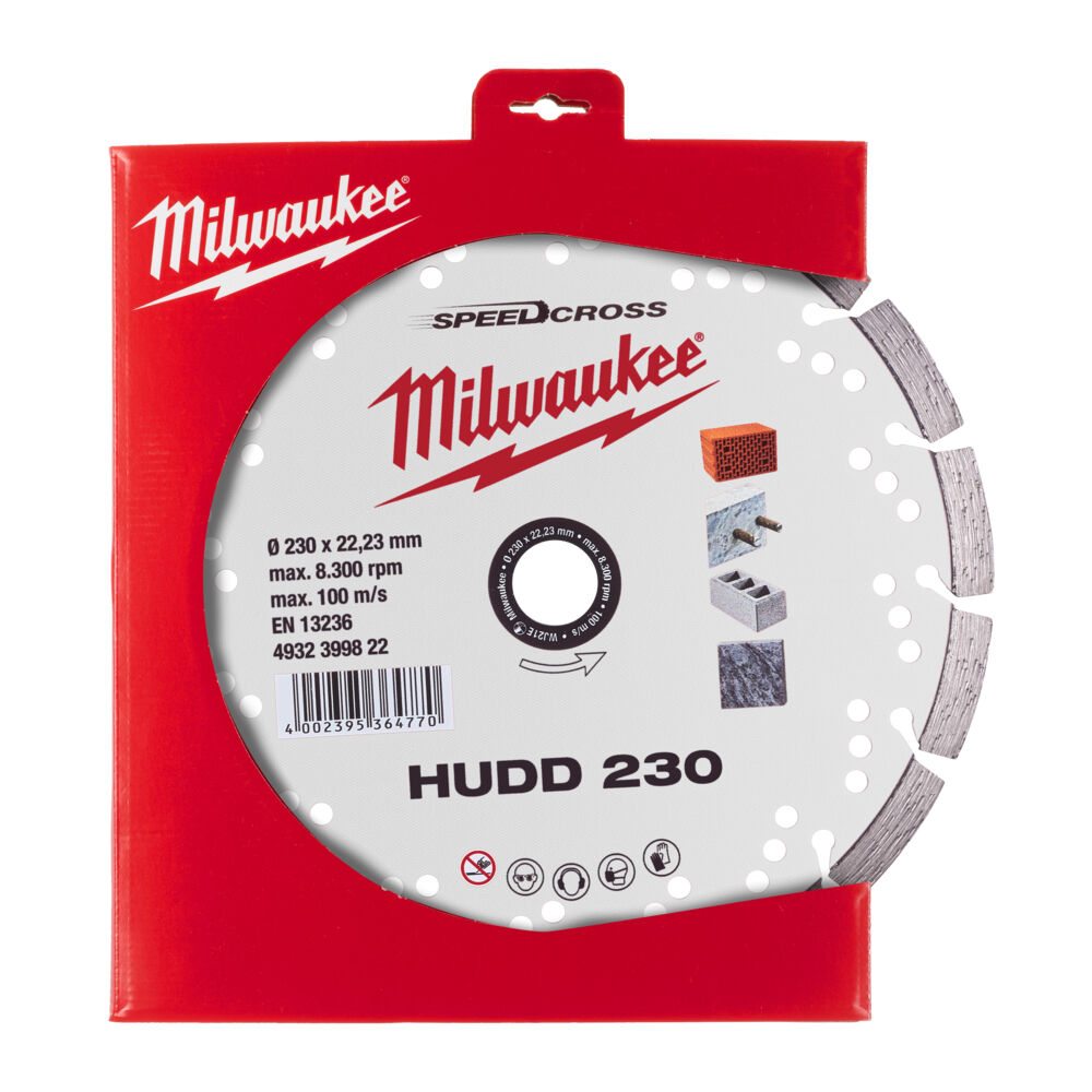 MILWAUKEE Диск алмазний SpeedcrossHUDD 230, Ø230мм | 4932399822