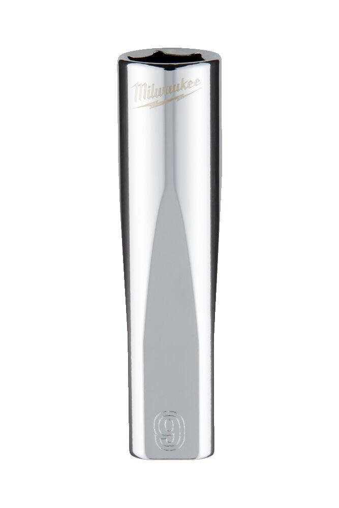 MILWAUKEE Головка хромована метрична подовжена 1/4'', 9мм | 4932478329