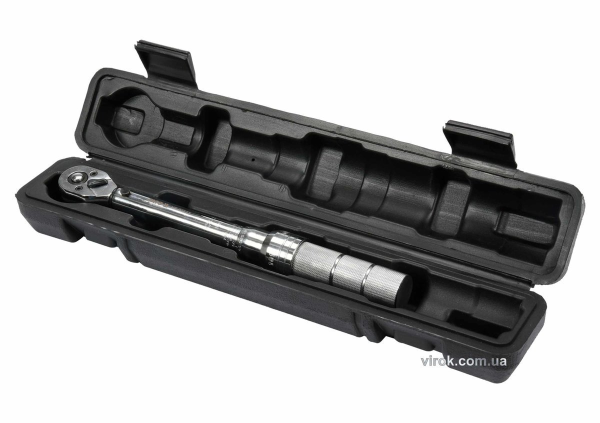 YATO Ключ динамометричний YATO : квадрат 1/4", F= 2.5- 20 Нм, L= 240-250 мм в футлярі  | YT-07511