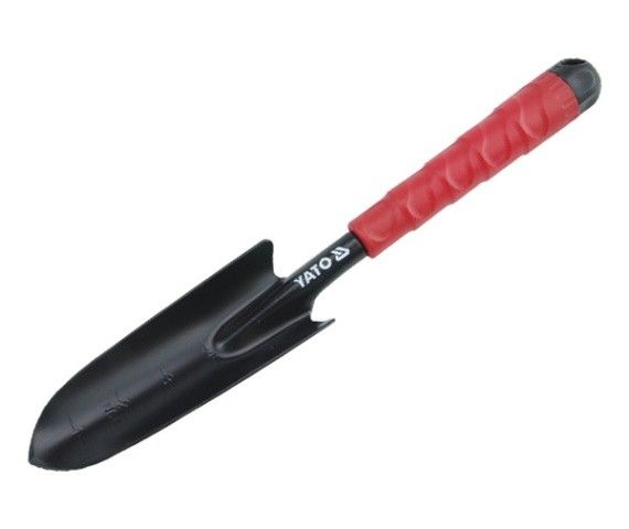 YATO Лопатка посадкова YATO : Cталева з ручкою покритою пластиком, L= 350 мм  | YT-8865