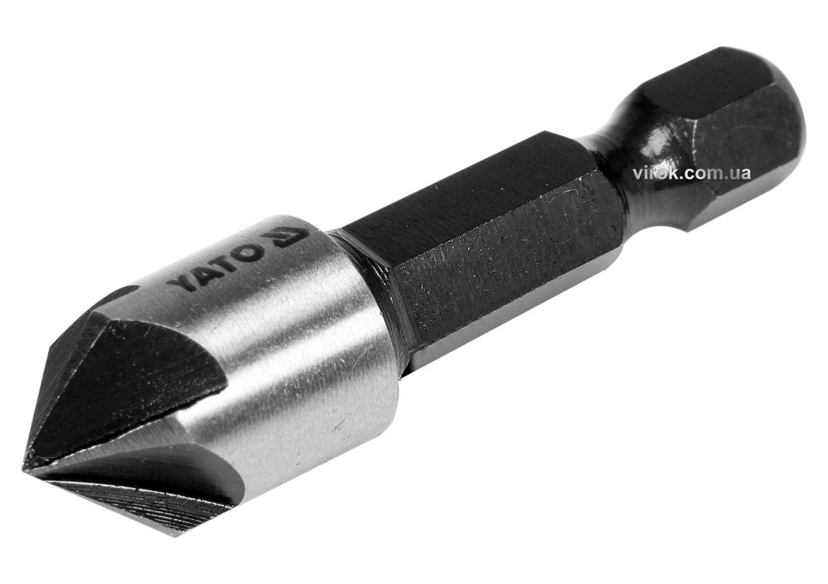 Зенківка конічна по металу YATO HEX- 1/4" 10.4 x 40 мм HSS