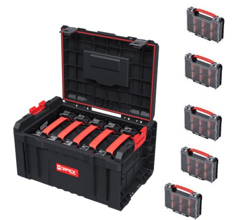 QBRICK SYSTEM Ящик для инструментов PRO TOOLBOX + 5 штук органайзеров PRO ORGANIZER MULTI | Z257776P
