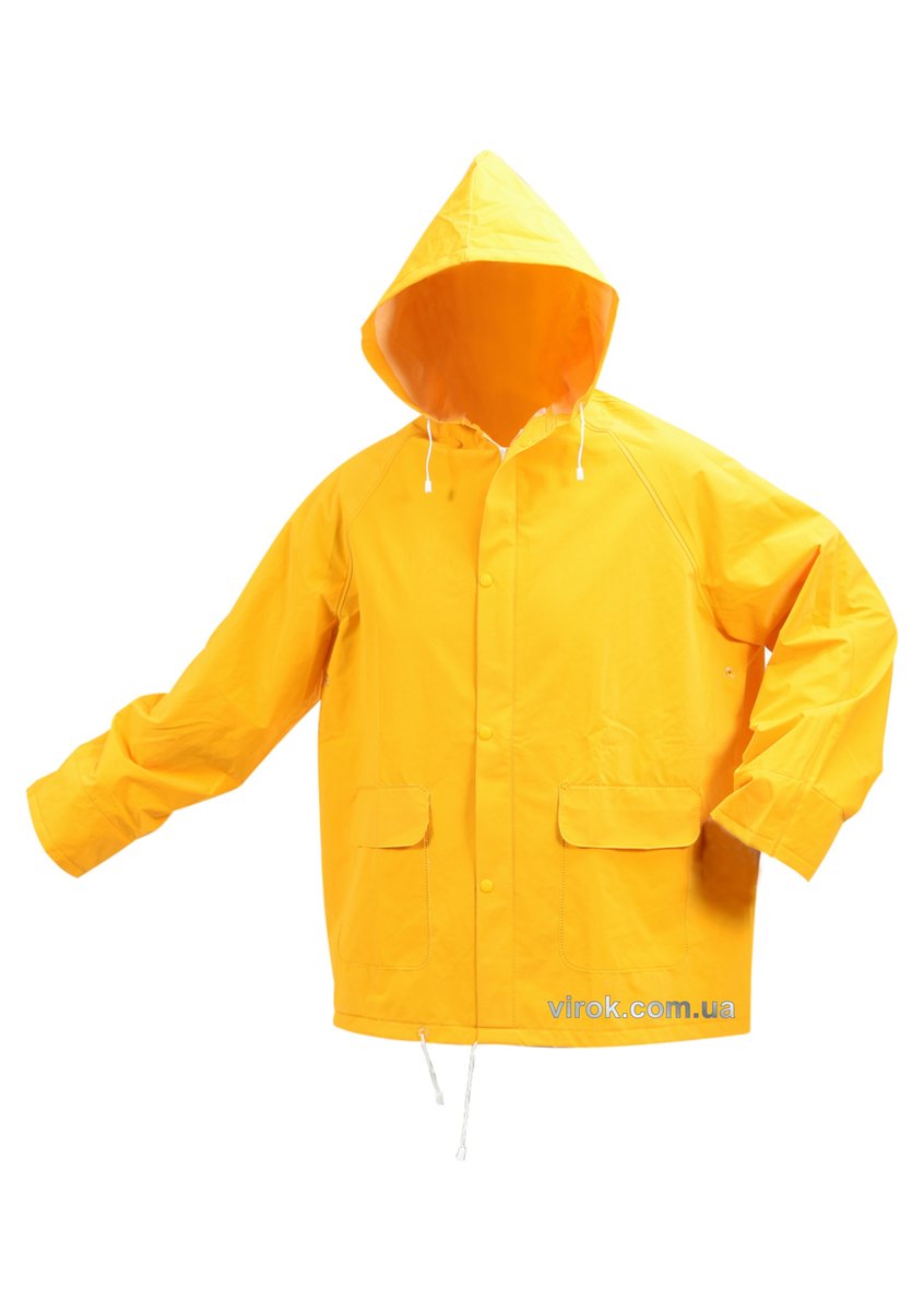 VOREL Куртка з капюшоном водонепроникна жовта , розм. L  | 74626