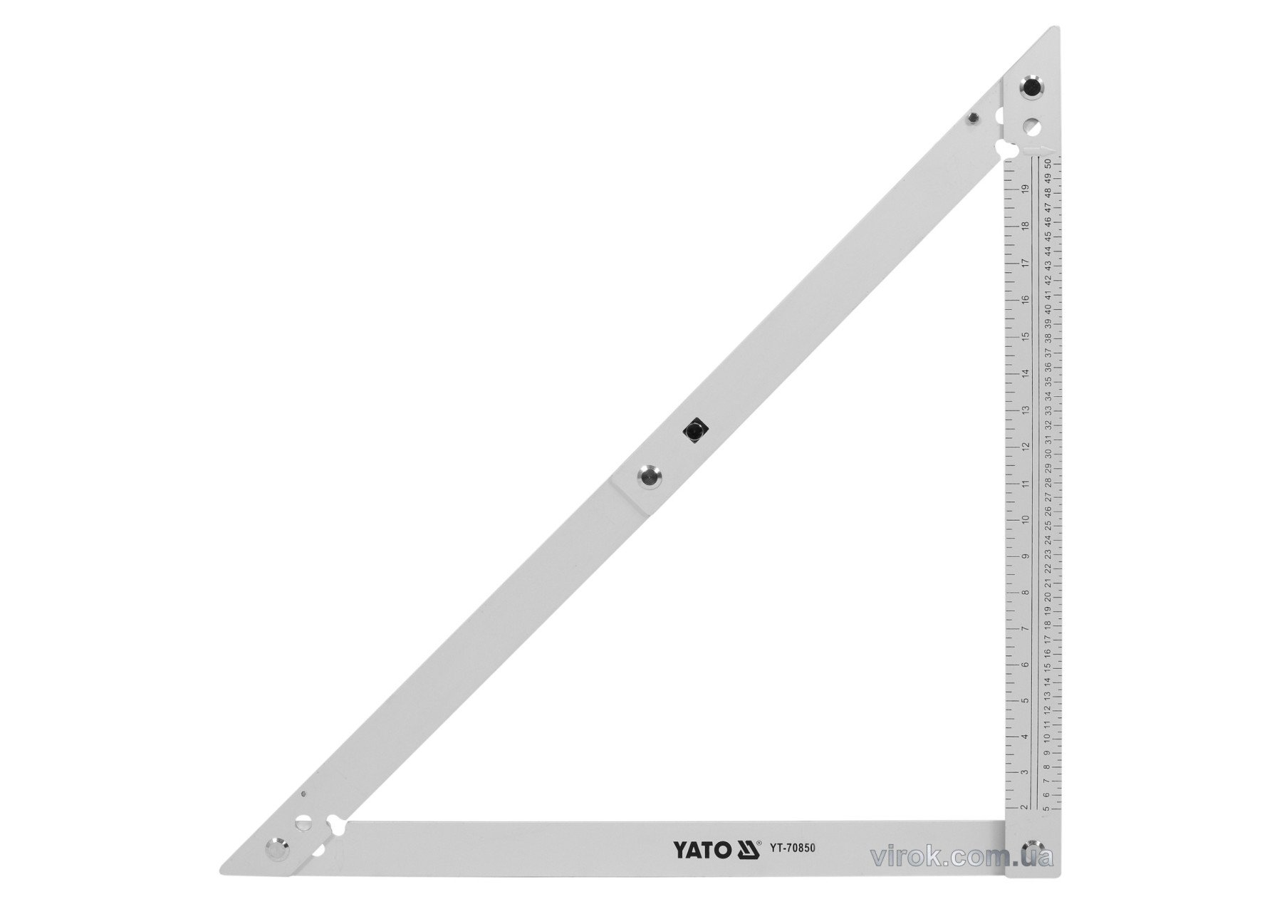YATO Кутник алюмінієвий, для будівельних робіт, складаний YATO, 600 х 840 х 600 мм  | YT-70850