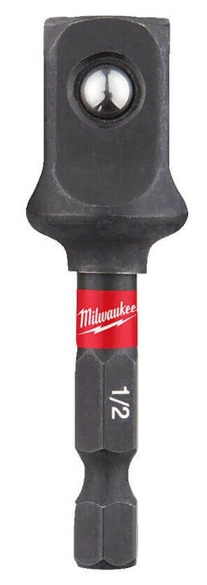 MILWAUKEE Перехідник ShWз 1/4"HEX на 1/2" квадратний хвостовик | 4932478803
