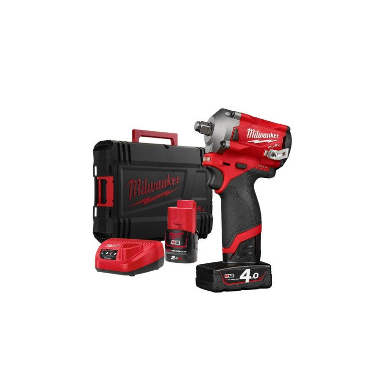 MILWAUKEE Гайкокрут акумуляторний 1/2" , M12 FIWF12-422X, 339 Нм,  | 4933464616