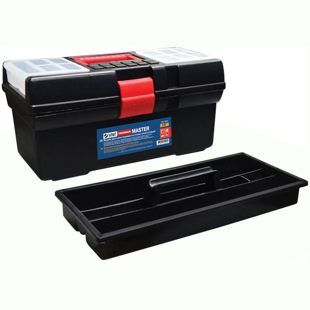Ящик для інструментів пластмасовий 12, Master Technics | 52-520