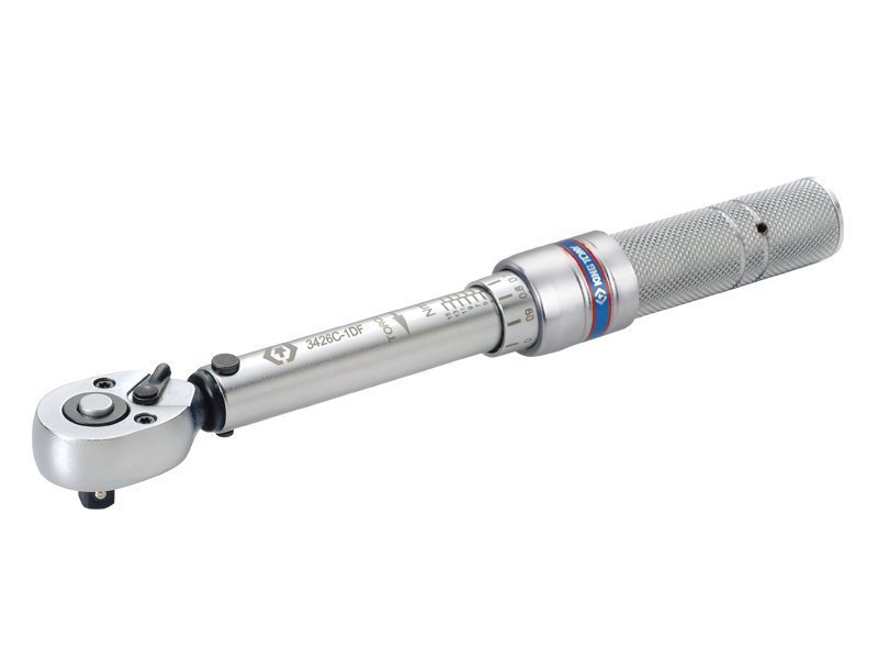 KING TONY Ключ динамометрический 1/4" тип мини, 3~15NM двойная установка (по и против часовой) 3426 