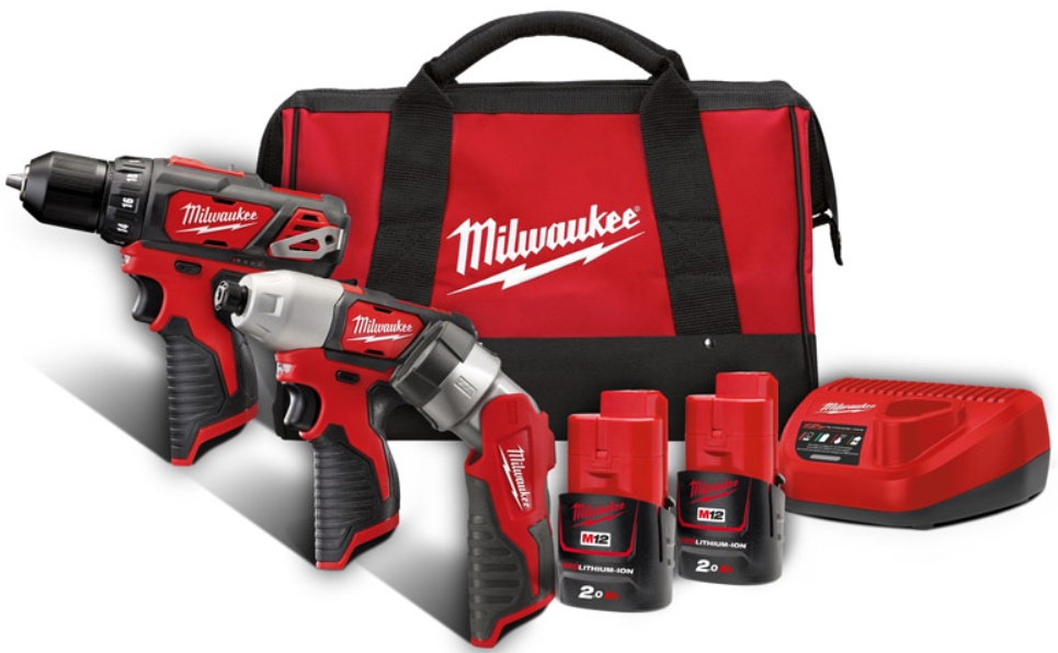 MILWAUKEE Набор инструментов М12 ВPP3А-202В 4933441225 | 4933441225