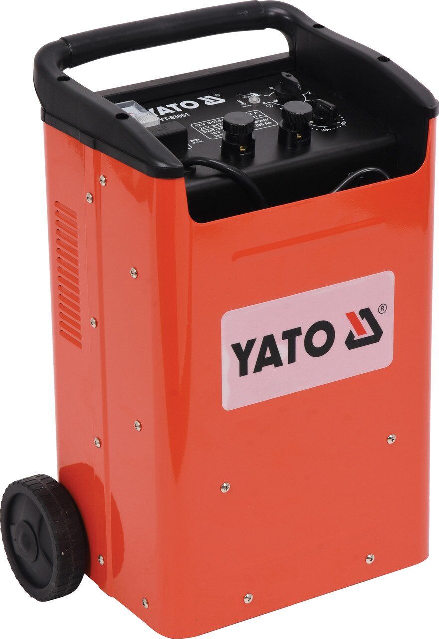 YATO Пуско-зарядний пристрій YATO : акумулятор 12/24 В, 50-340 А, 20-700 Аh, 230 В  | YT-83061