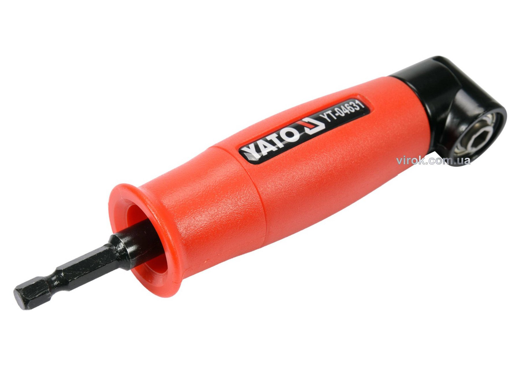 YATO Тримач-адаптер кутовий YATO : HEX - 1/4", L= 155 мм, F=13 Нм, під кутом 90°  | YT-04631