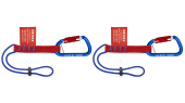 KNIPEX Набор системы страховки инструмента, страховочный ремень с карабином | 00 50 06 T BK