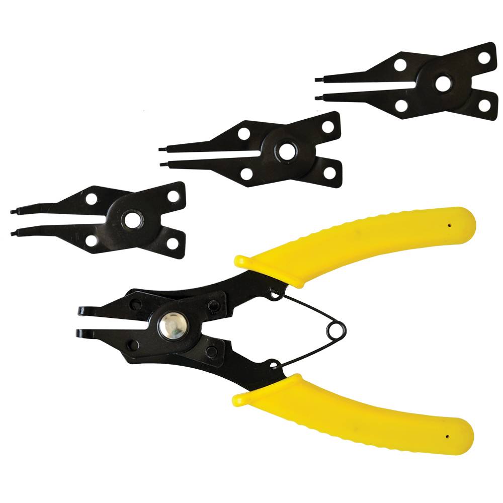 Знімач стопорних кілець, 150мм + З насадки Technics | 44-629