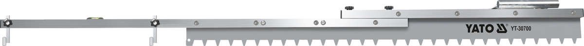 YATO Рейка-правило зубчата YATO, з регуляцією в діапаз. 109-150 см  | YT-30700