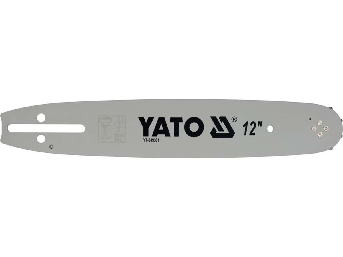 YATO Шина напрямна ланцюгової пили YATO l= 12"/ 30 см (45 ланок) для ланцюгів YT-849495  | YT-849381