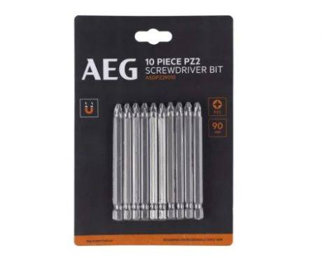 Біта AEG ASDPZ29010, PZ2, 90мм (10шт)