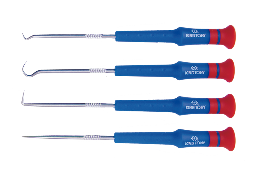 KING TONY Набор миниатюрных крюков 4 ед. | 30914AY