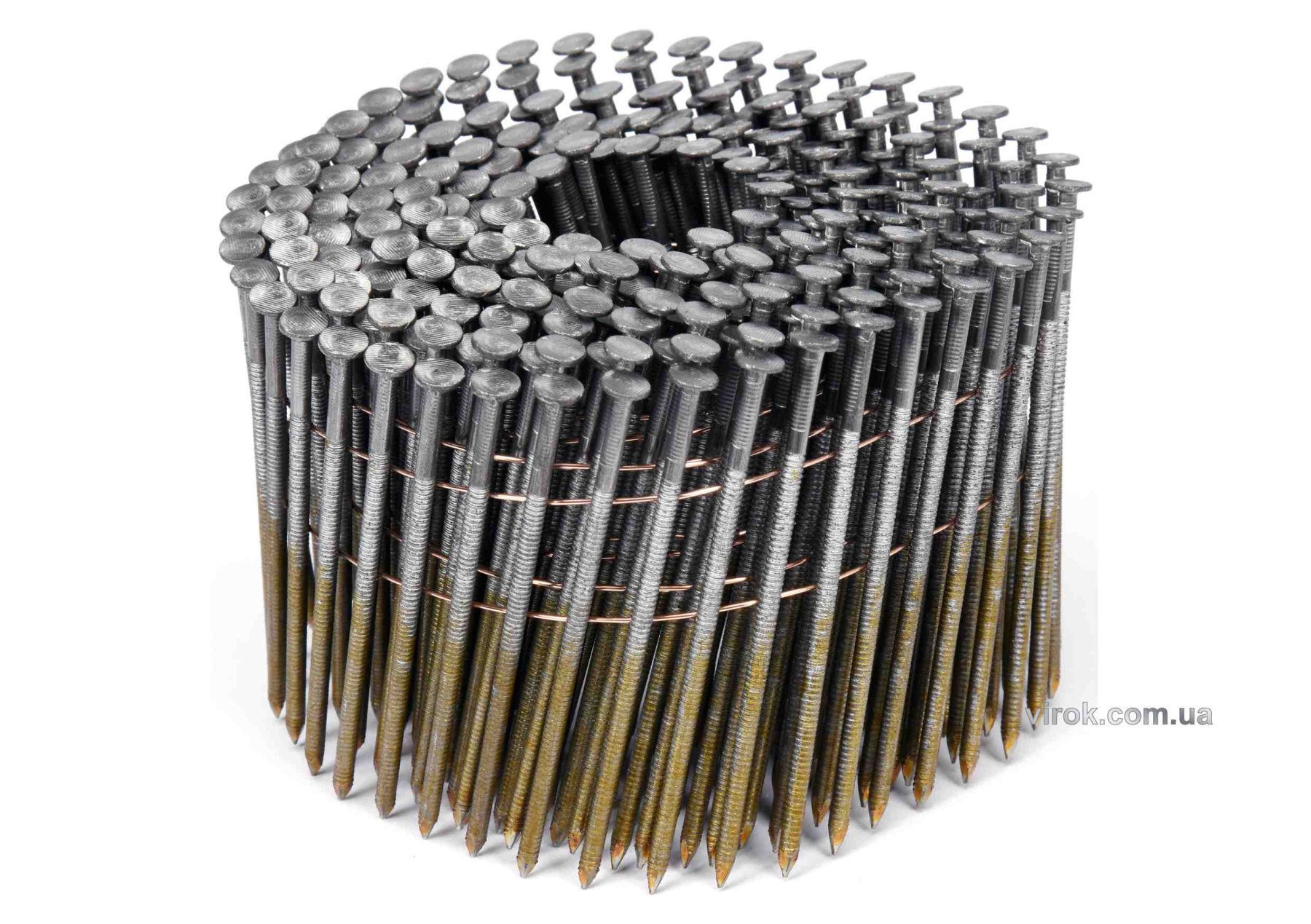 VOREL Цвяхи барабанні до пневматичного пістолета : L=80 мм, Ø=2.8 мм, 3000 шт. (YT-09214)  | 71996