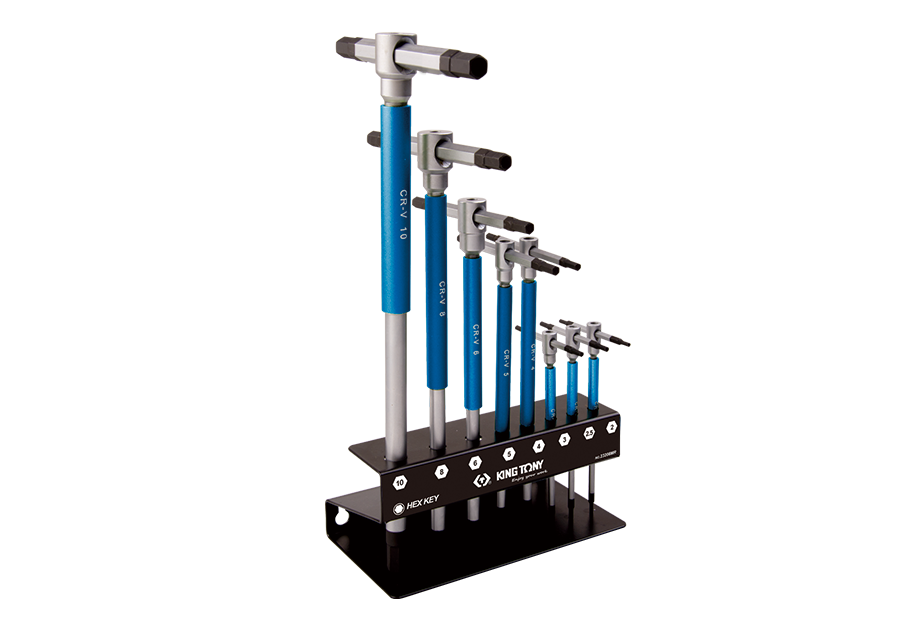 KING TONY Набор Т-образных шестигранников 8предметов (2-10мм) | 23208MR