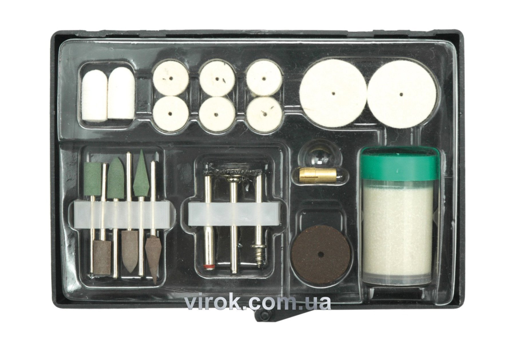 VOREL Шлиф. и полир.насадки д/арт.79315 22шт 25412