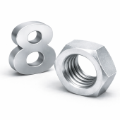 Гайка DIN 934 M48 8 цинк