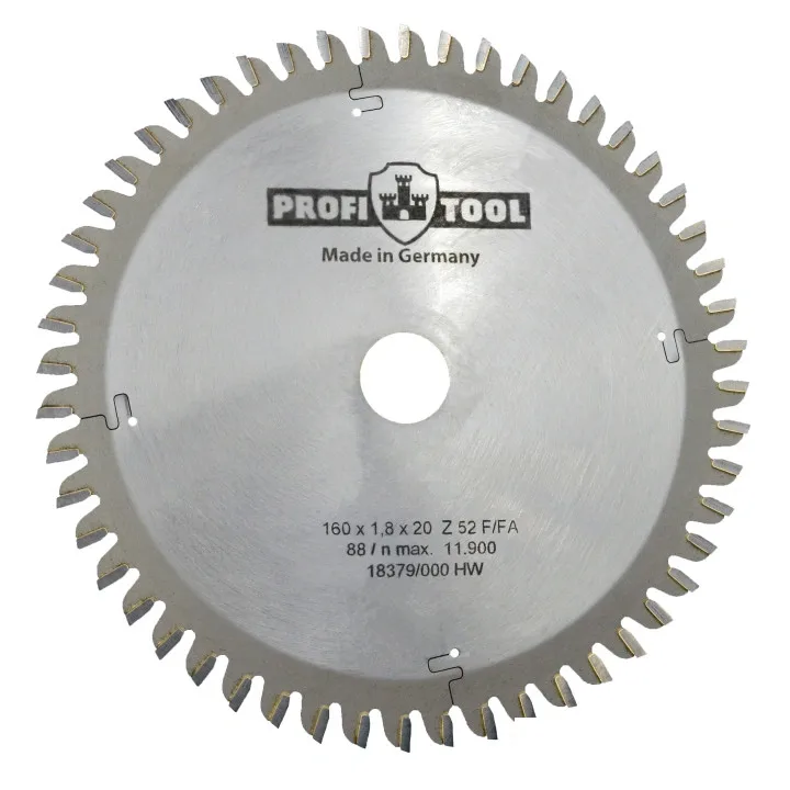 Диск пильный PROFITOOL - HW 160х1,8х1,2х20 мм F/FA-52 (2116021)