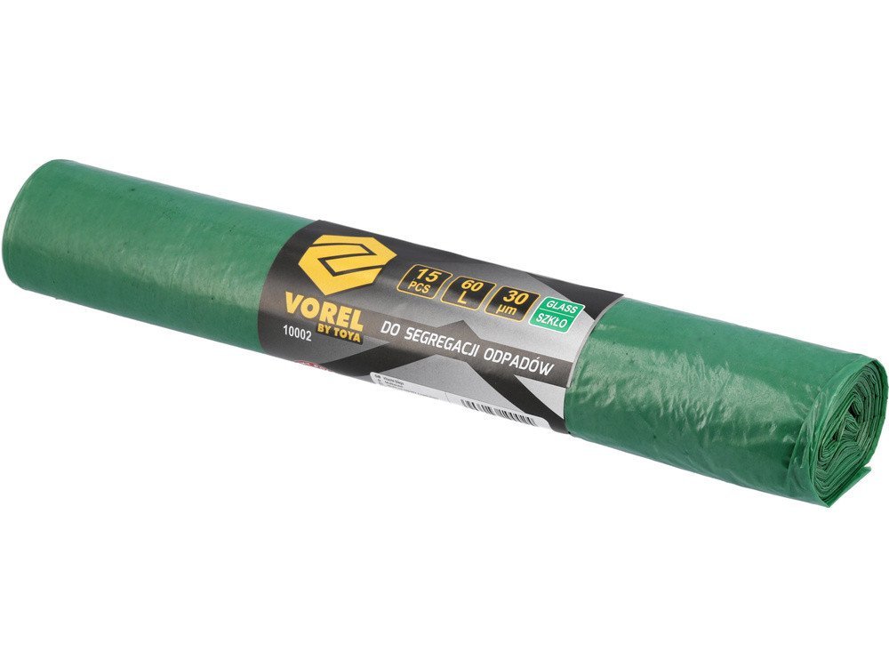 VOREL Торбинки для скляних відходів , 60 л. 15 шт  | 10002