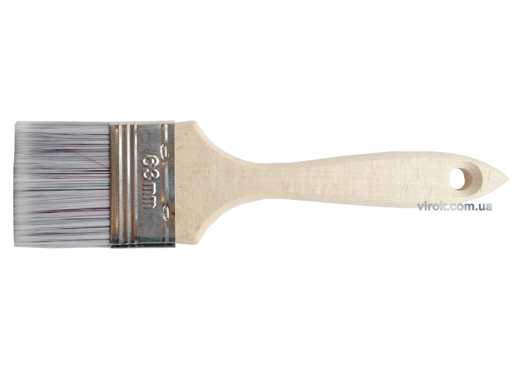 VIROK Пензель малярний плоский воскований, b= 63 мм SUPER PROFI , три види щетини | 19V563