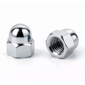 Гайка DIN 1587 M4 6 хромована