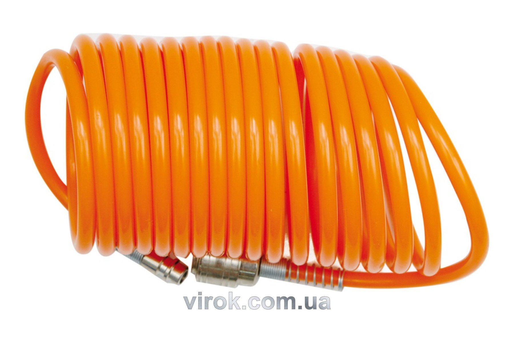 VOREL Шланг пневматичний поліуретановий Ø-5х8мм, l=5м з швидкознімним з'єднанням  | 81500