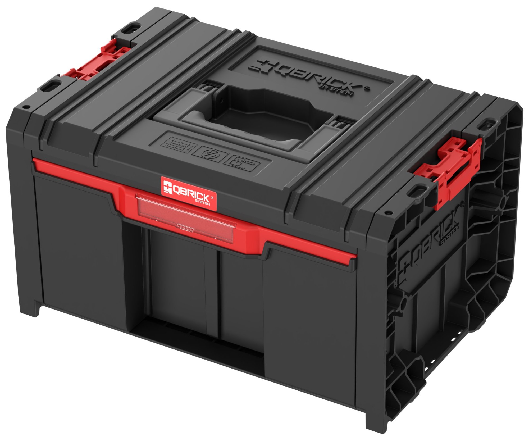 QBRICK SYSTEM Ящик для инструментов PRO DRAWER 1 TOOLBOX Basic Размер : 450 x 320 x 240 | SKRQPROD1B