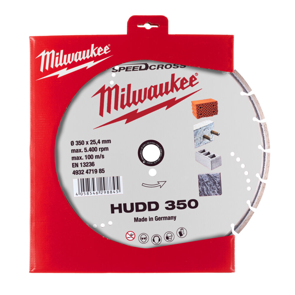 MILWAUKEE Диск алмазний SpeedcrossHUDD 350, Ø350мм | 4932471985