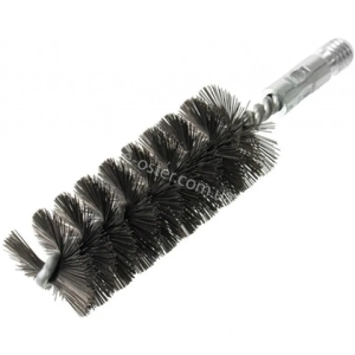 Щетка LESSMANN ерш 101х100х160 с внешней резьбой W1/2, стальная проволока, просто спираль (506101)