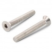 Винт с потайной головкой и шестигранным шлицем DIN 7991 M 6x 30 A2