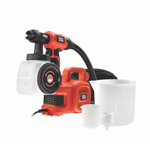 Краскопульт Black&Decker для точной покраски 350 Вт, емкость 1180 мл, система AutoSelect, покраска н