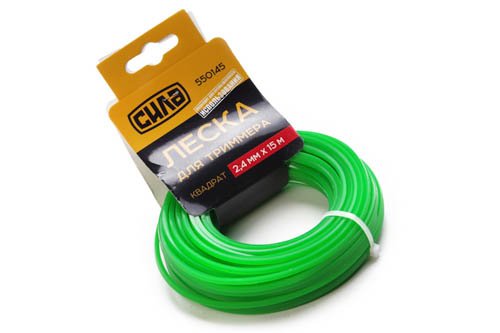 Леска для триммера 1,6мм круг 15м СИЛА