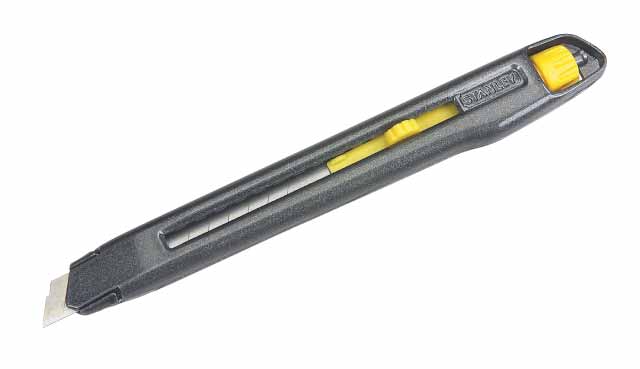 STANLEY 0-10-095 Нож 9мм сегментированное лезвие 135мм, метал серия Interlock на блистере