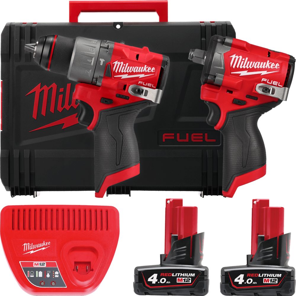 MILWAUKEE Набір з двох інструментів безщіткових акумуляторних (арт.9494300008 акумуляторний ударний 