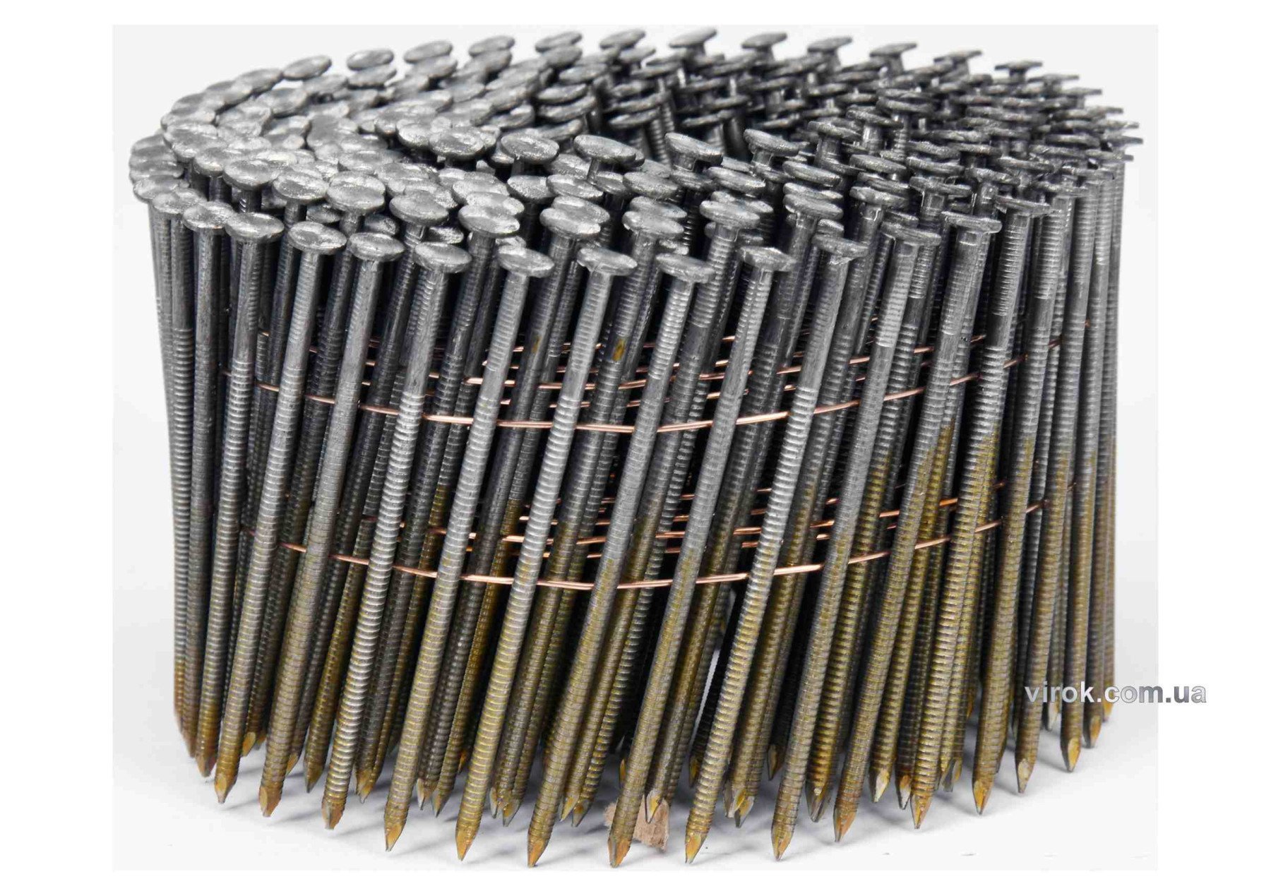 VOREL Цвяхи барабанні до пневматичного пістолета : L=70 мм, Ø=2.5мм, 3000 шт. (YT-09213,YT-09214)  |