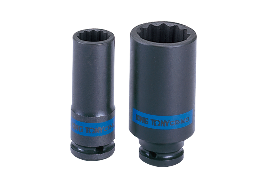 KING TONY Головка 12гр ударная длинная 1/2" 09 мм | 443009M