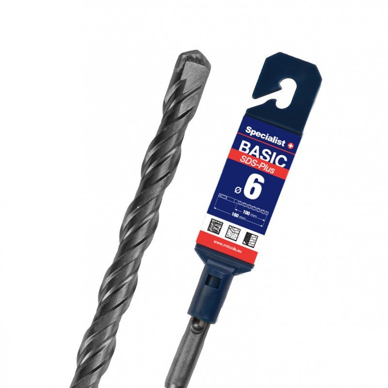 Specialist+ 52/1-06100 Бур SDS+ BASIC 6x100/160 мм