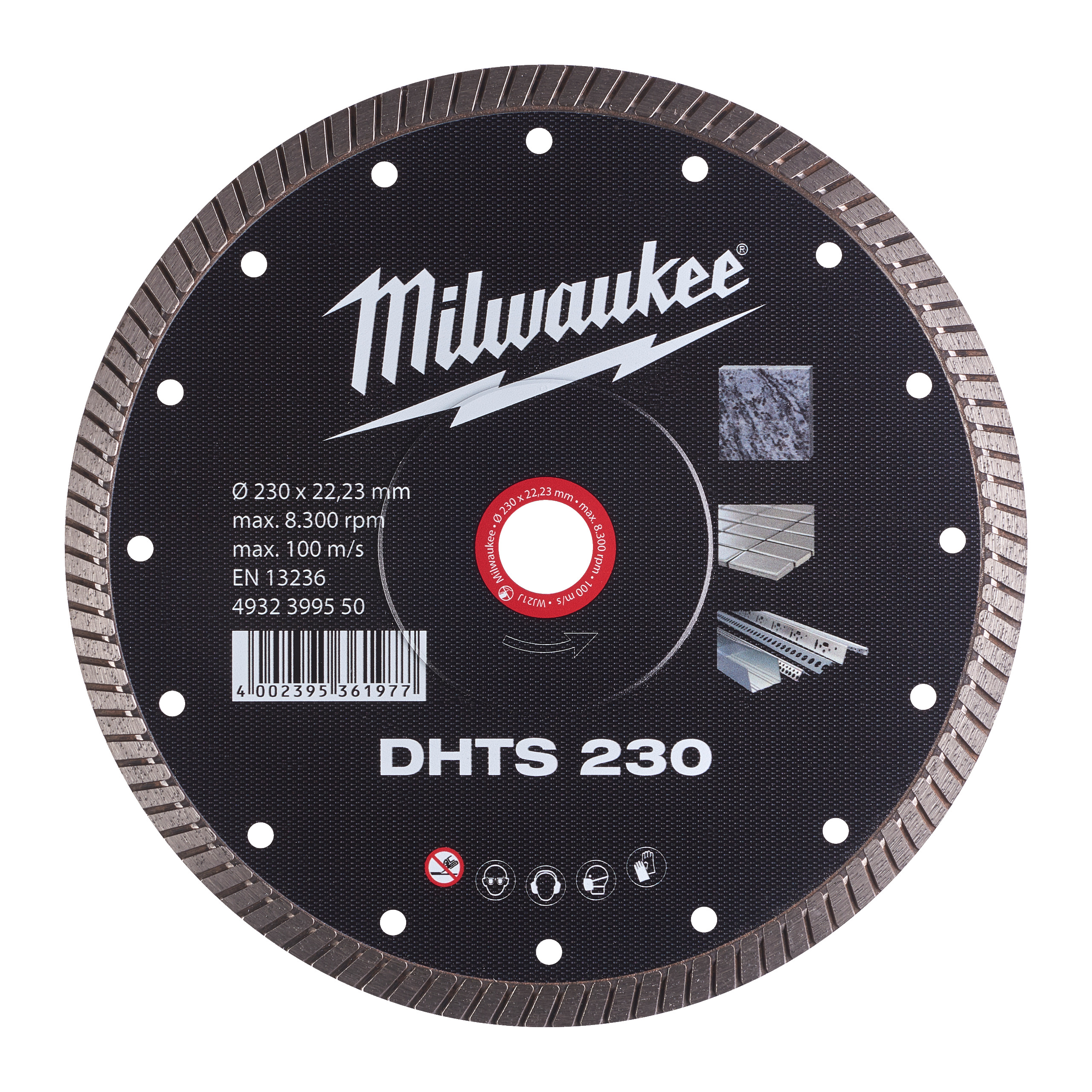 MILWAUKEE Диск алмазнийDHTS 230, Ø230мм | 4932399550