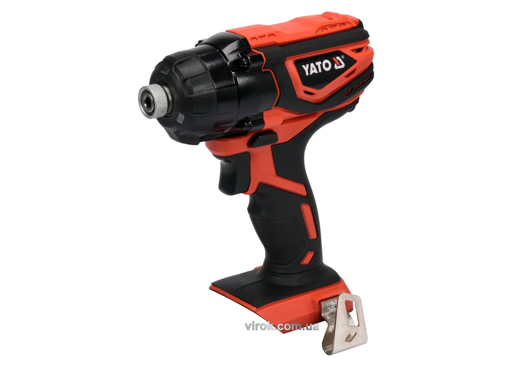 YATO Шуруповерт ударний акумул. YATO 18 В, крутн.мом.- 160 Нм, патрон з квадр. 1/4" (БЕЗ АКУМУЛЯТОРА
