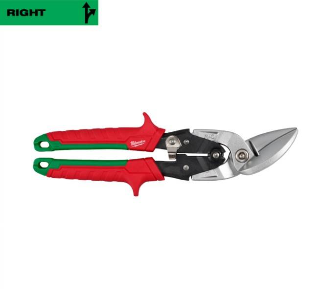 MILWAUKEE Ножиці по металу офсетні з кутом 45град. (правий різ)